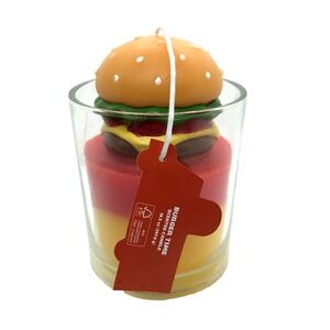 New Retro Red / Yellow BBQ Cheeseburger BBQ Food Candle